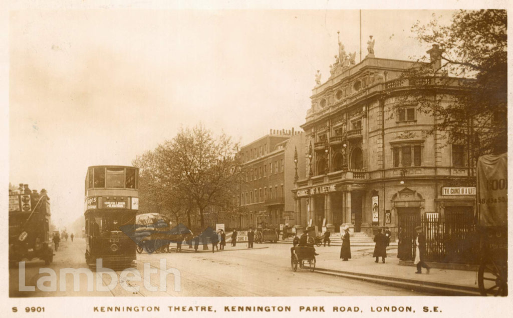 KENNINGTON THEATRE, KENNINGTON PARK ROAD