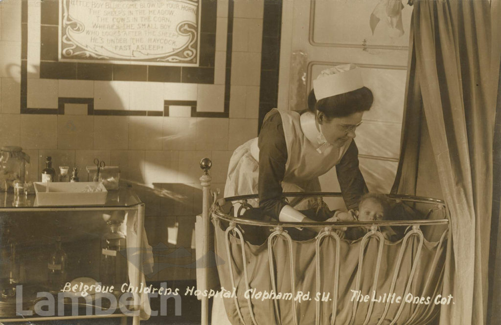 NURSE, BELGRAVE CHILDREN’S HOSPITAL, CLAPHAM ROAD