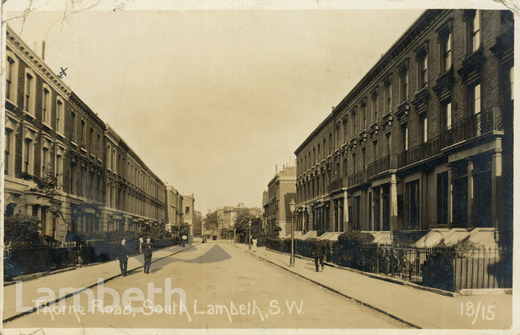 THORNE ROAD, SOUTH LAMBETH