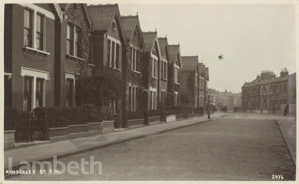 KIMBERLEY ROAD, STOCKWELL