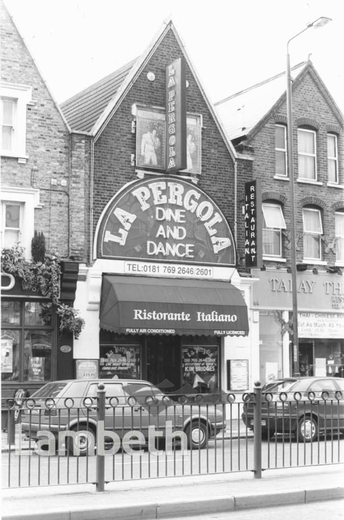 LA PERGOLA ITALIAN RESTAURANT, 62 STREATHAM HIGH ROAD