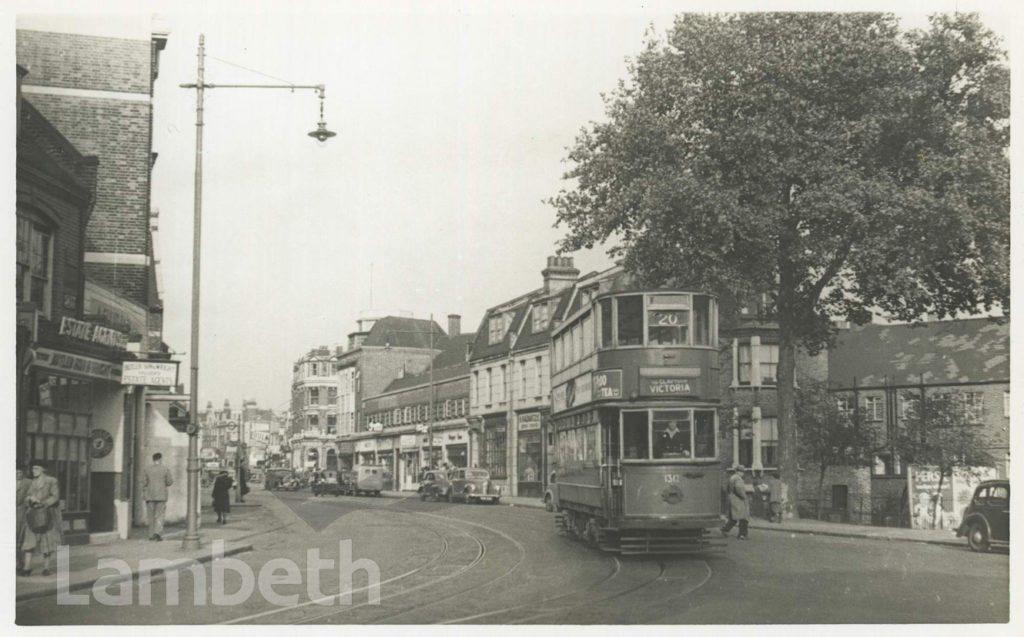 TRAM IN MITCHAM LANE, STREATHAM