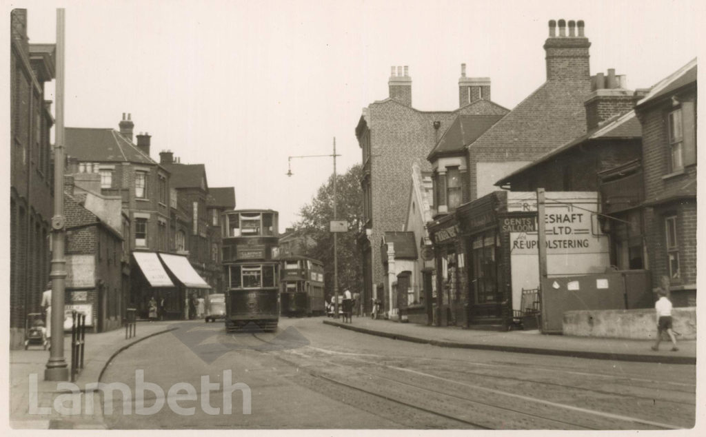 CLAPHAM TRAM ON MITCHAM LANE, STREATHAM