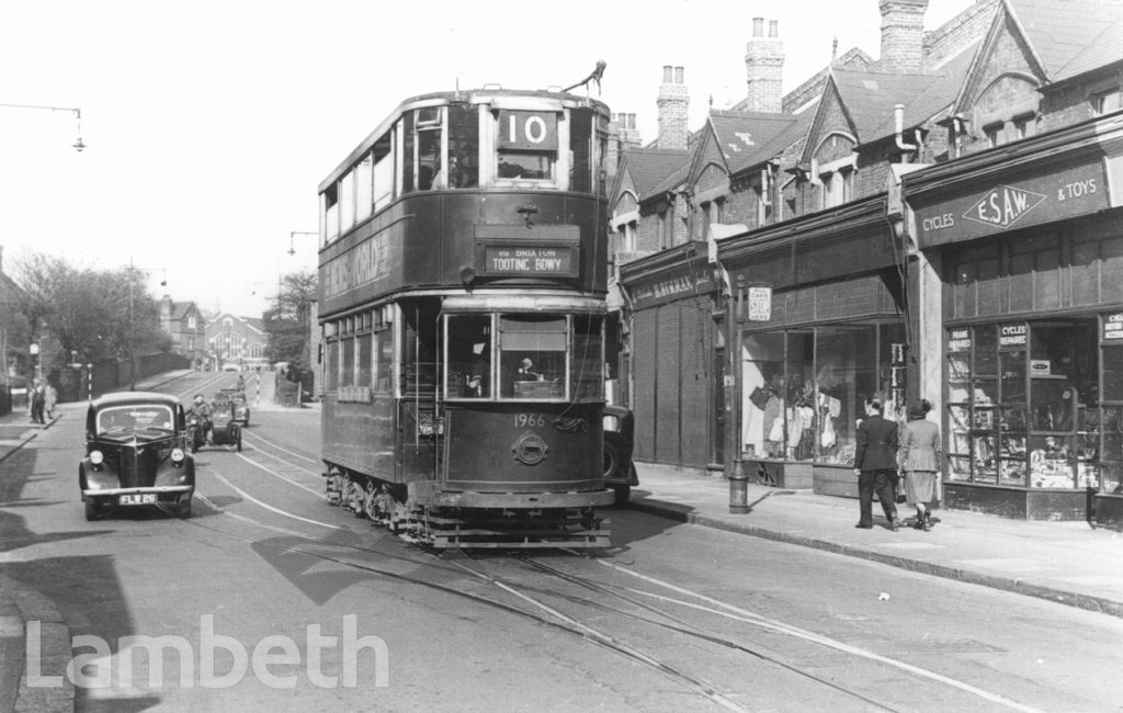 No.10 TRAM, MITCHAM LANE, WANDSWORTH