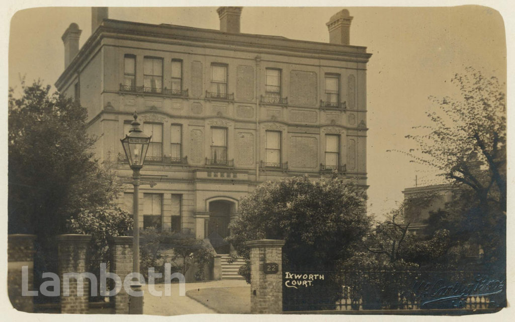 IXWORTH COURT, PALACE ROAD, STREATHAM HILL