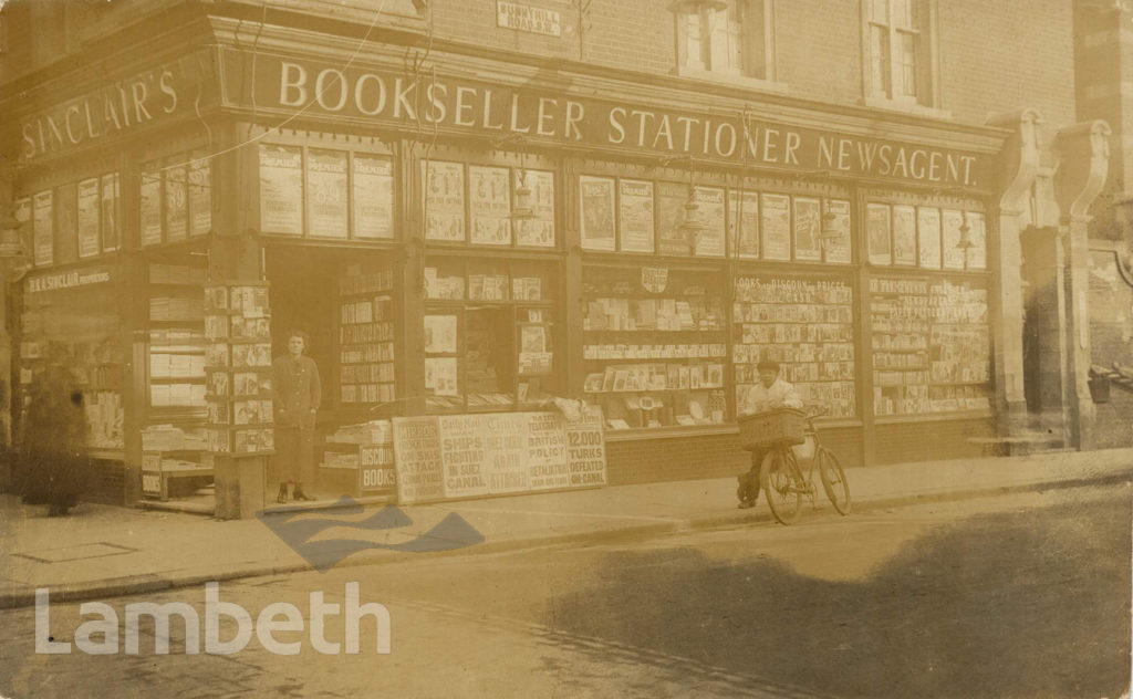 SINCLAIR’S NEWSAGENTS, SUNNYHILL ROAD, STREATHAM