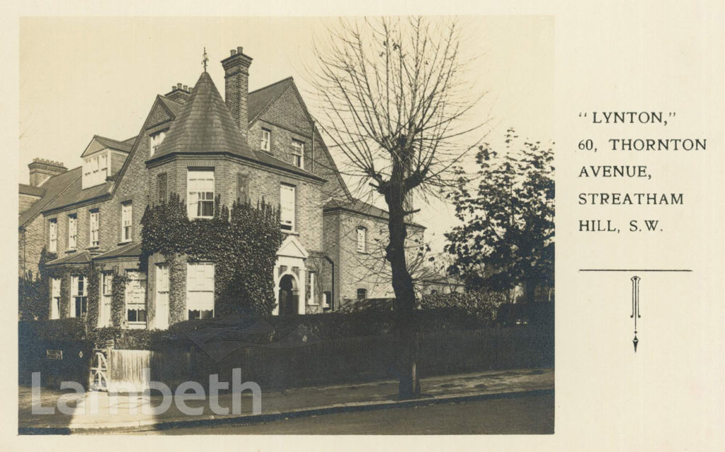 60 THORNTON AVENUE, STREATHAM HILL