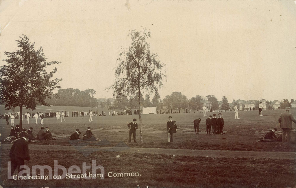 CRICKETING ON STREATHAM COMMON