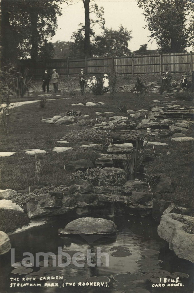 ROCK GARDEN, THE ROOKERY, STREATHAM COMMON