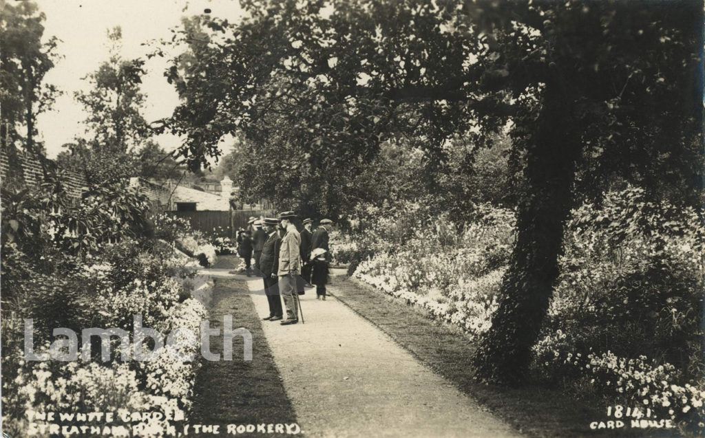 WHITE GARDEN, THE ROOKERY, STREATHAM COMMON