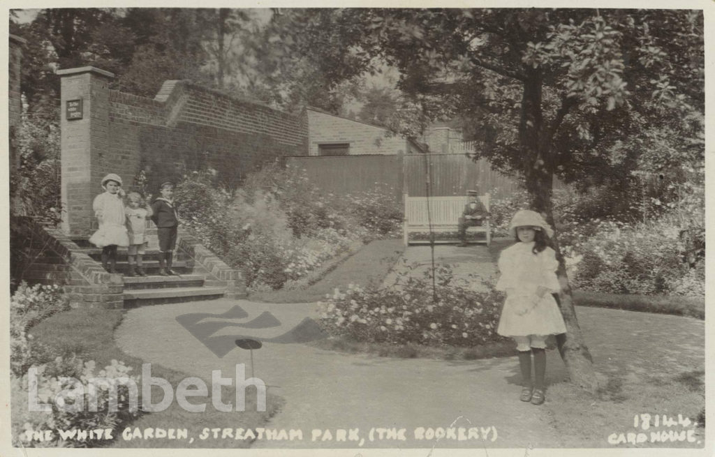 WHITE GARDEN, THE ROOKERY, STREATHAM COMMON