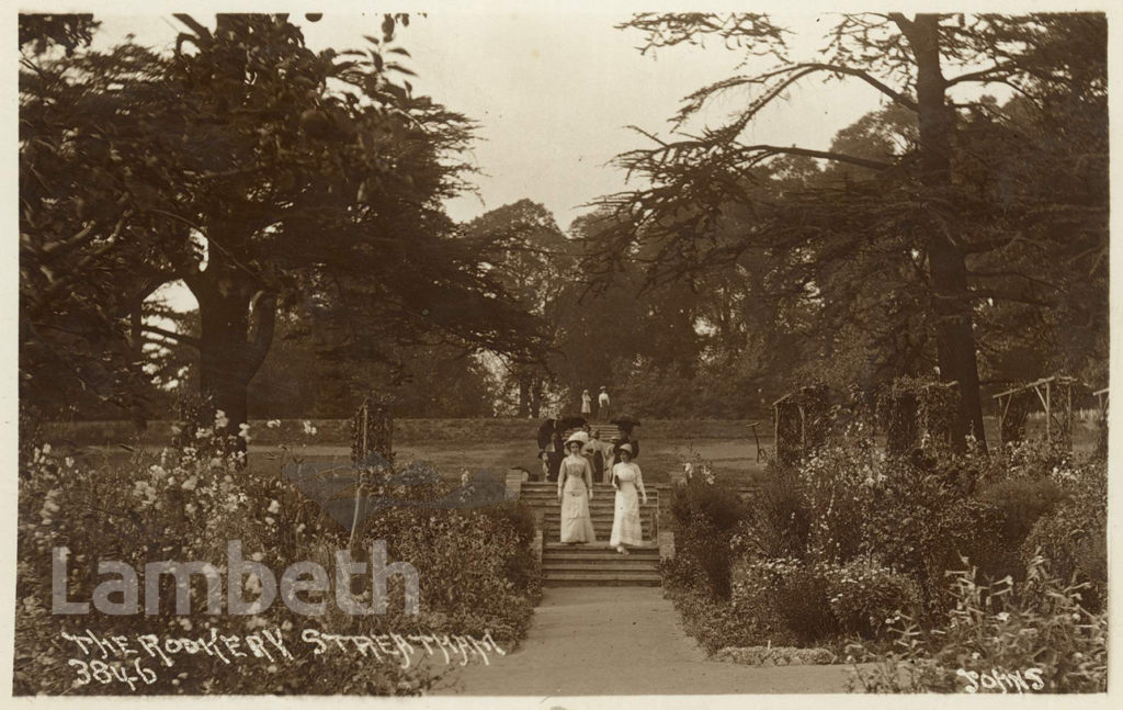 GARDENS AT THE ROOKERY, STREATHAM COMMON