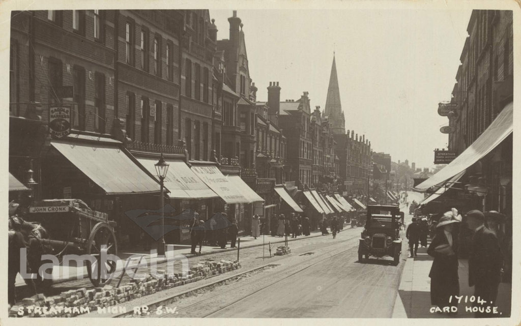 ROADWORKS ON STREATHAM HIGH ROAD