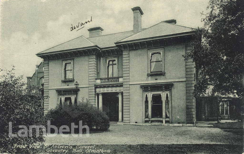 ST ANDREW’S CONVENT, COVENTRY HALL, STREATHAM