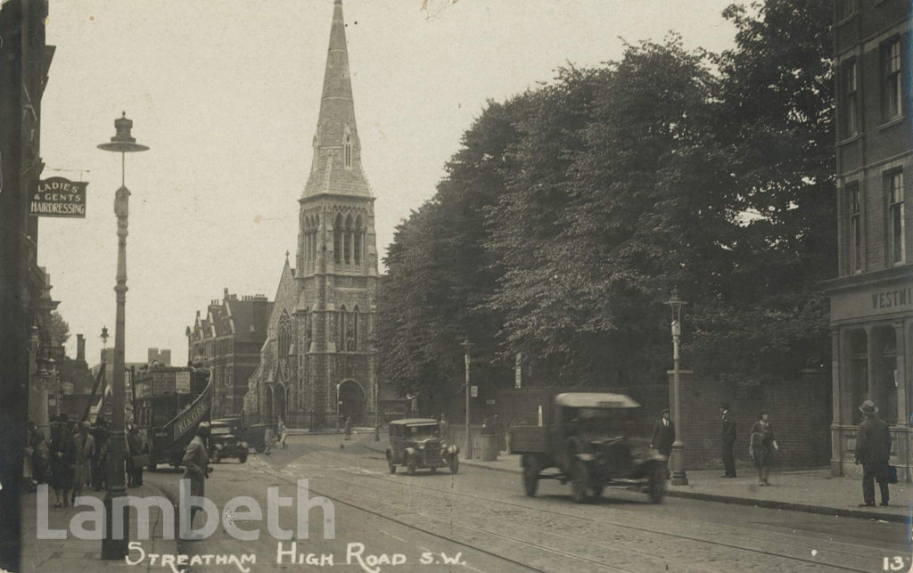 STREATHAM HIGH ROAD & CHURCH OF THE ENGLISH MARTYRS