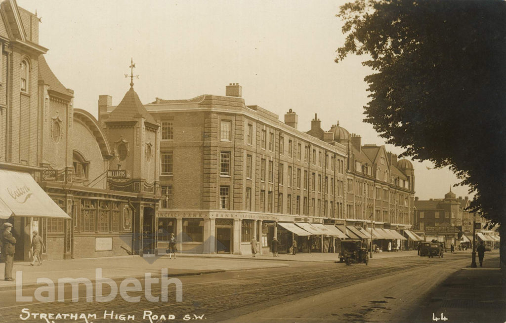 TEMPERANCE BILLIARD HALL, STREATHAM HIGH ROAD