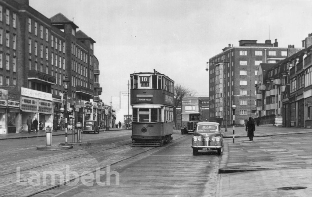 TRAM ON STREATHAM HILL