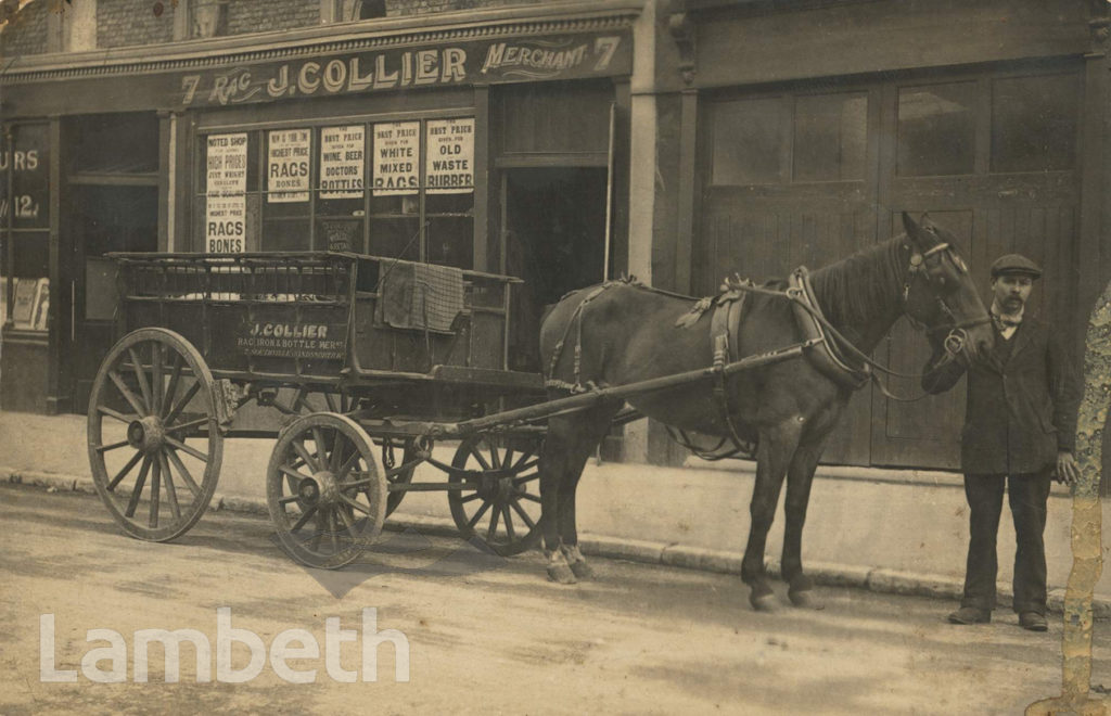 J COLLIER, 7 SOUTHVILLE, WANDSWORTH ROAD, STOCKWELL