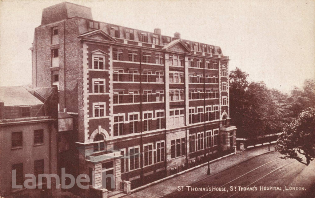 ST THOMAS’S HOUSE, ST THOMAS’S HOSPITAL, LAMBETH