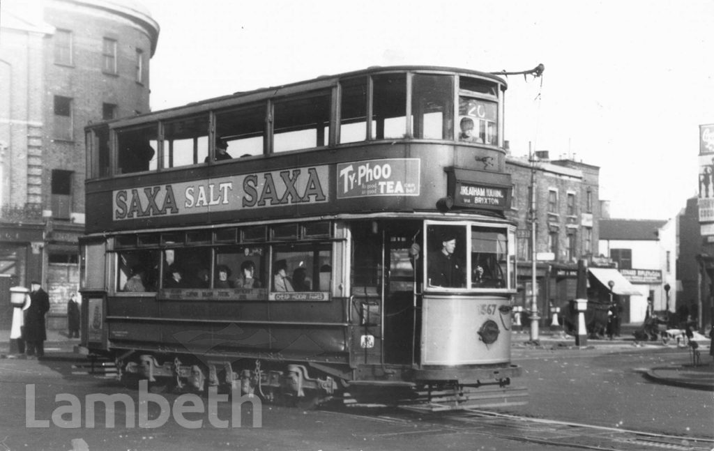 STREATHAM TRAM, SOUTH LAMBETH ROAD, VAUXHALL