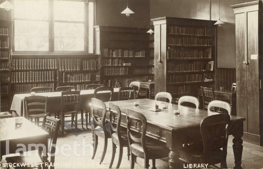 LIBRARY, STOCKWELL TRAINING COLLEGE, STOCKWELL ROAD