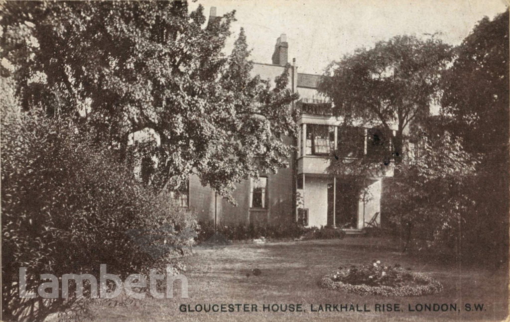 GLOUCESTER HOUSE, LARKHALL RISE, CLAPHAM