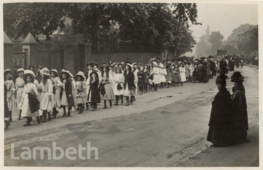 GIRLS’ PARADE, LARKHALL RISE, CLAPHAM