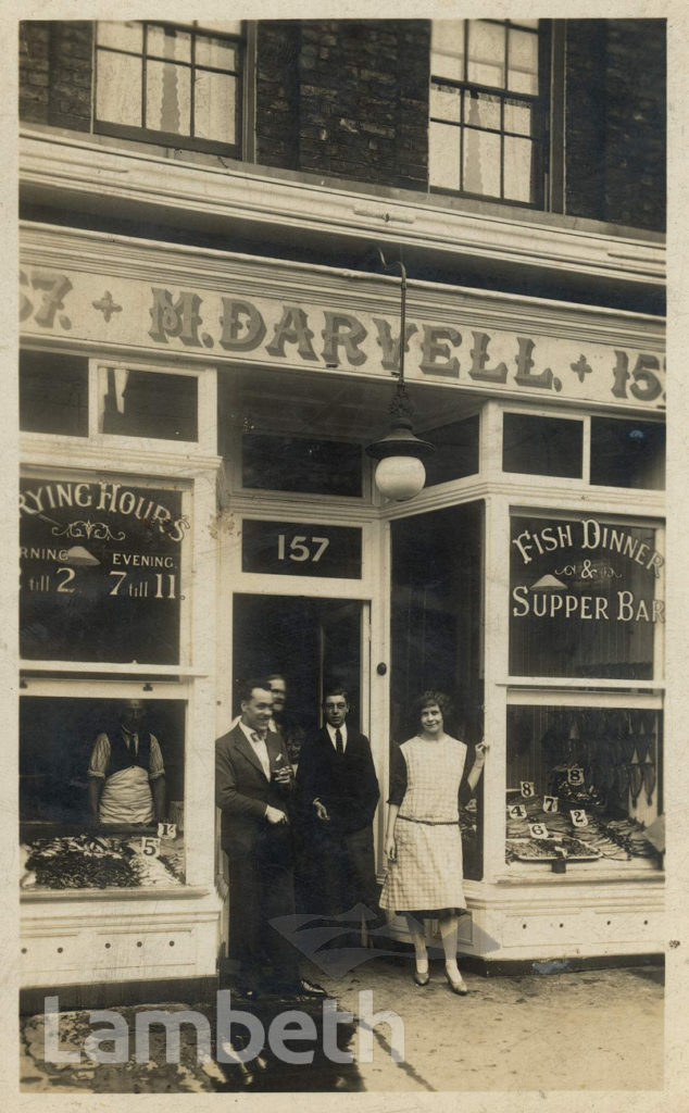 M. DARVELL FISH & CHIPS, 157 CLAPHAM MANOR STREET, CLAPHAM