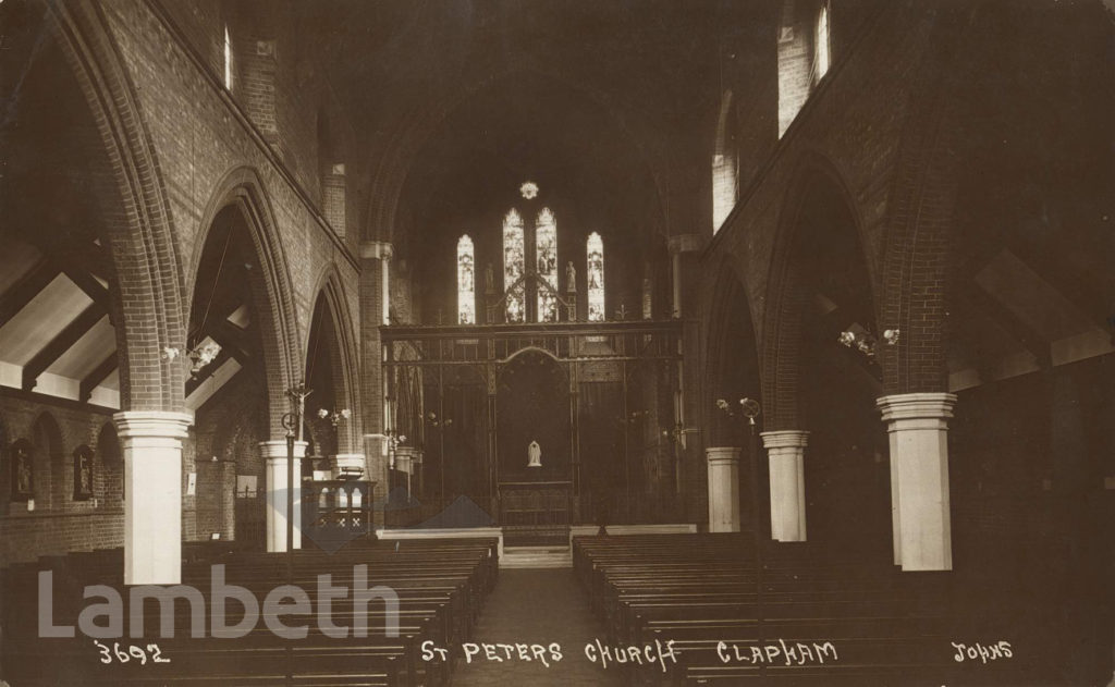 ST PETER’S CHURCH, CLAPHAM MANOR STREET, CLAPHAM