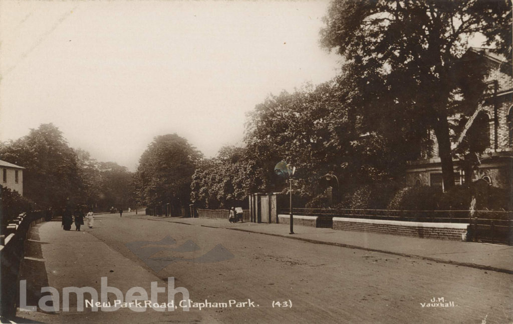 NEW PARK ROAD, CLAPHAM PARK