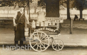 MILKMAN, PARR'S DAIRY, CLAPHAM COMMON NORTH SIDE