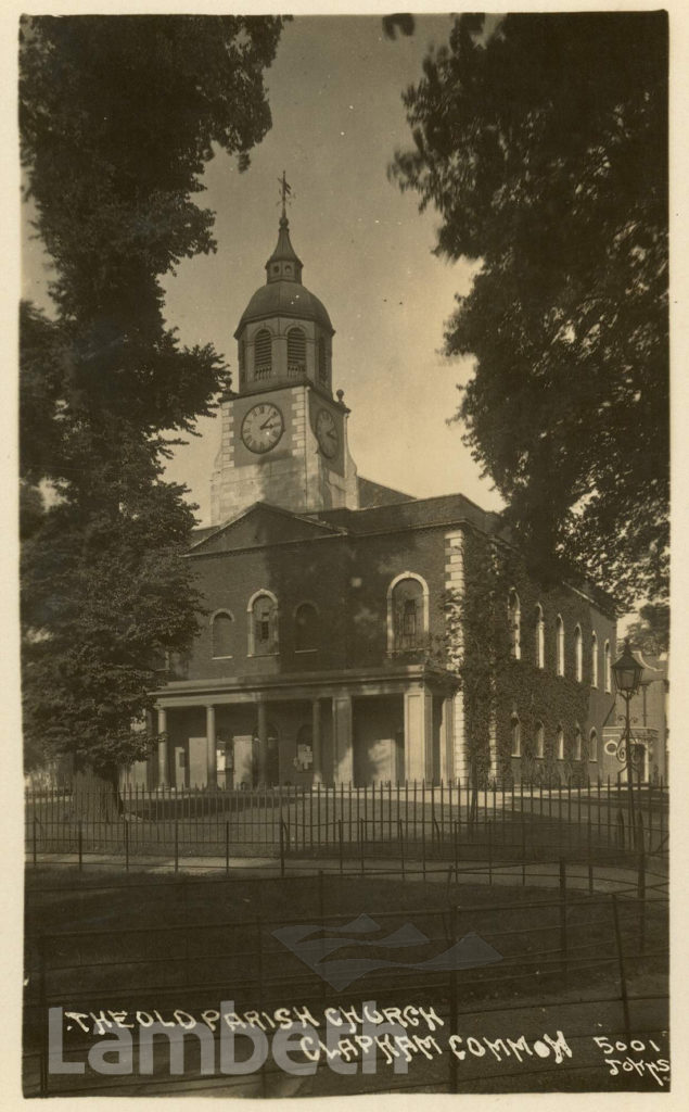 HOLY TRINITY, CLAPHAM