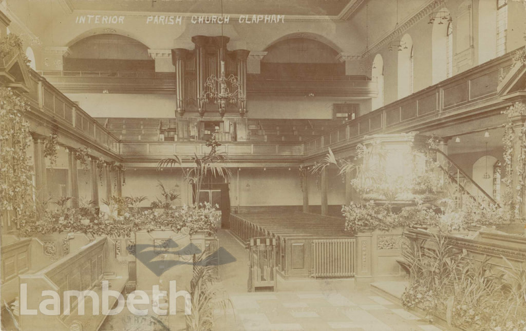 INTERIOR, HOLY TRINITY, CLAPHAM COMMON