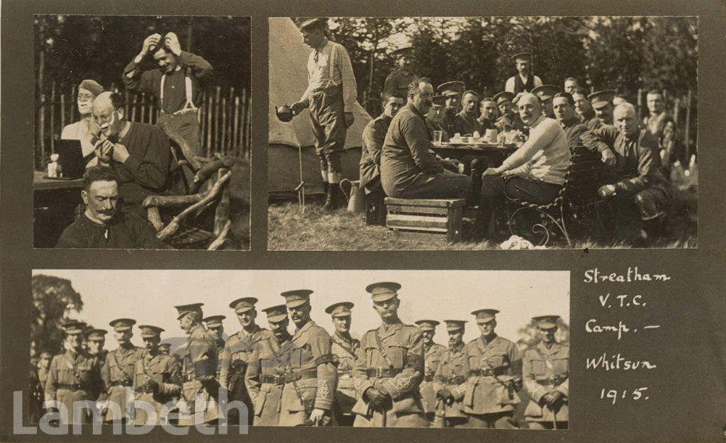 STREATHAM VOLUNTEER TERRITORIAL CORPS’ CAMP