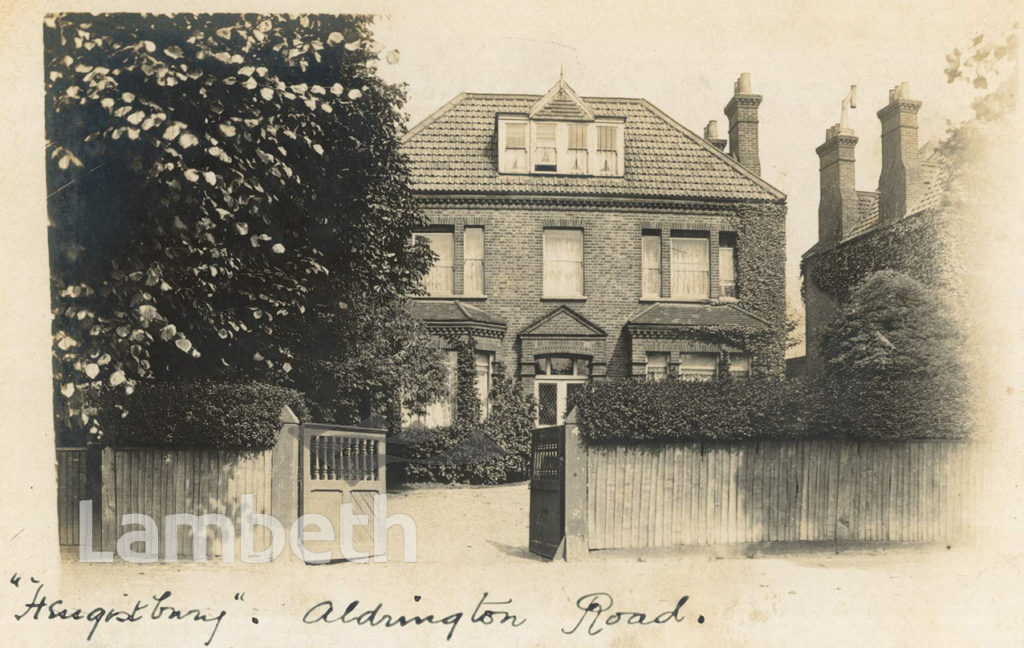 ‘HENGISTBURY’, ALDRINGTON ROAD, STREATHAM