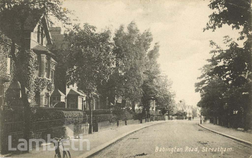 BABINGTON ROAD, STREATHAM