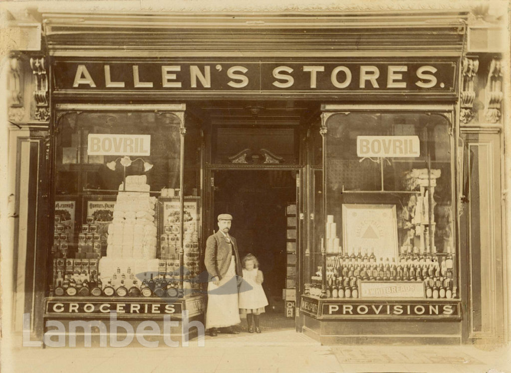 ALLEN’S STORES, 15 GREYHOUND LANE, STREATHAM