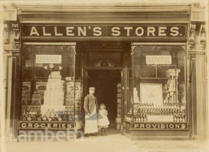 ALLEN'S STORES, 15 GREYHOUND LANE, STREATHAM