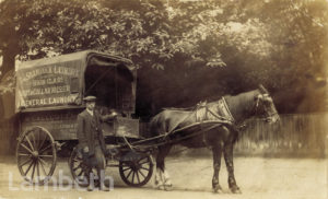 SHAMROCK LAUNDRY WAGON, 2 KING'S AVENUE, CLAPHAM PARK