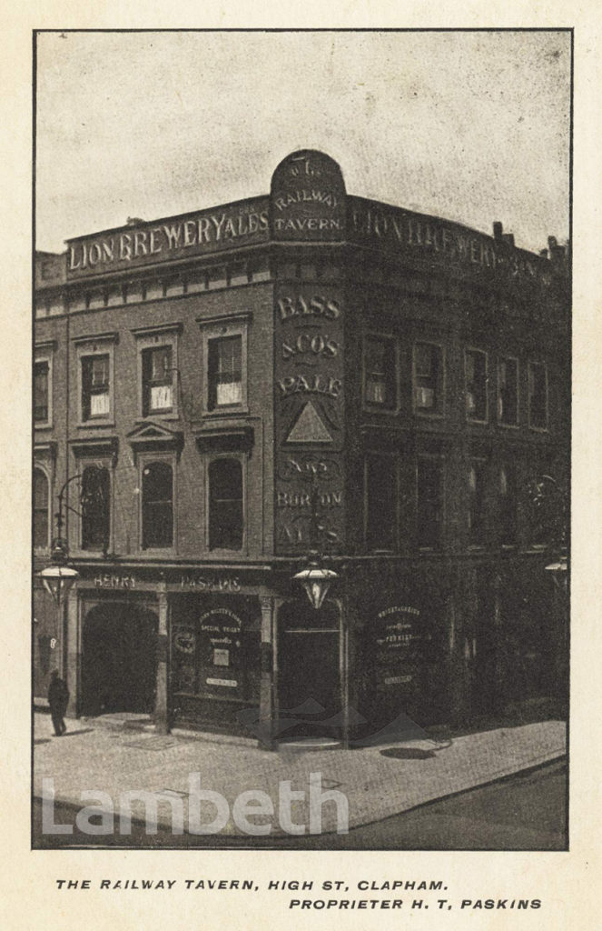 THE RAILWAY TAVERN, CLAPHAM HIGH STREET