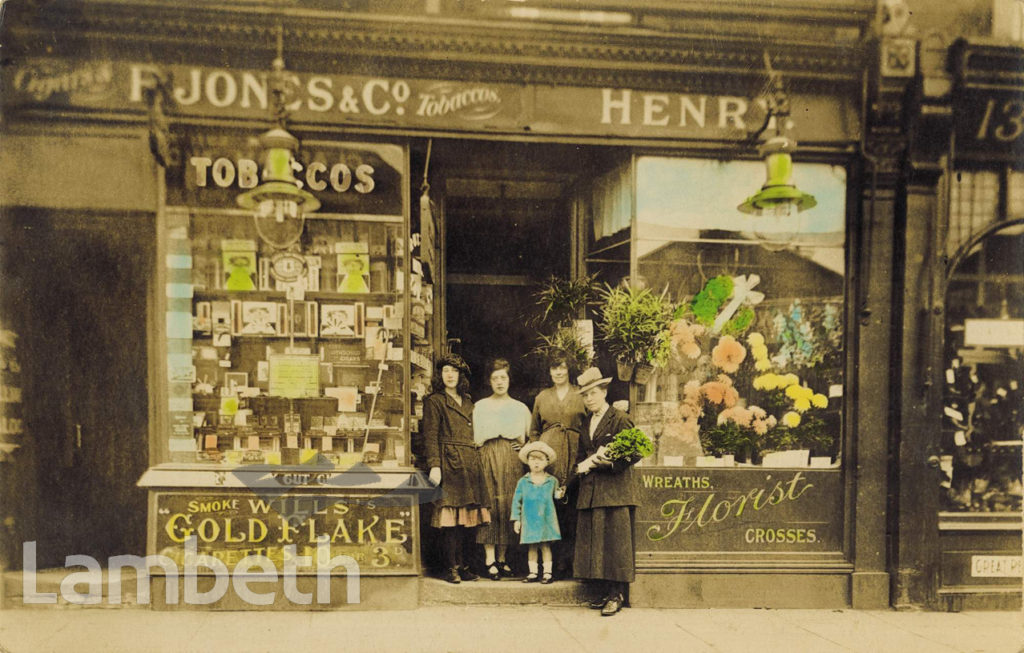 11 CLAPHAM HIGH STREET – FLORIST AND TOBACCONIST