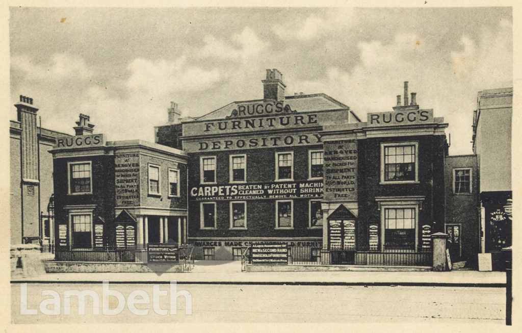 RUGG’S FURNITURE DEPOSITORY, 69 HIGH STREET, CLAPHAM