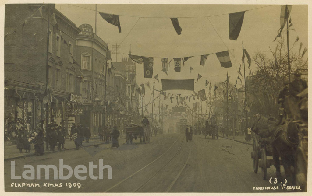 CHRISTMAS, HIGH STREET, CLAPHAM