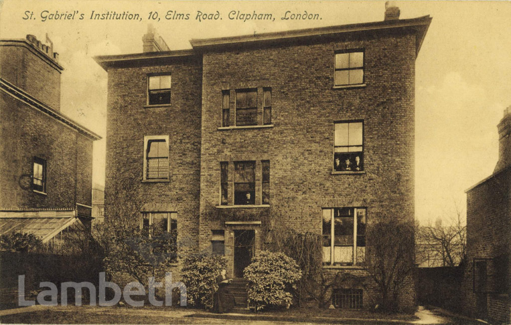 ST GABRIEL’S INSTITUTION, ELMS ROAD, CLAPHAM PARK