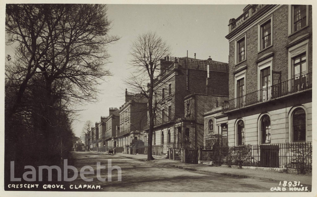 CRESCENT GROVE, CLAPHAM