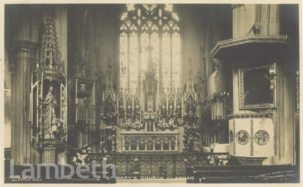 CHANCEL, ST MARY’S CHURCH, CLAPHAM