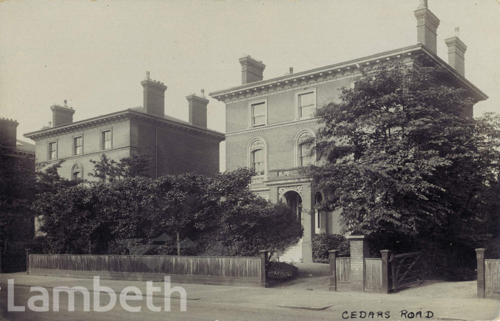 CEDARS ROAD, CLAPHAM