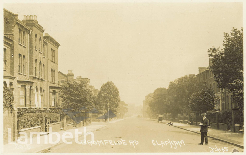 BROMFELDE ROAD, CLAPHAM