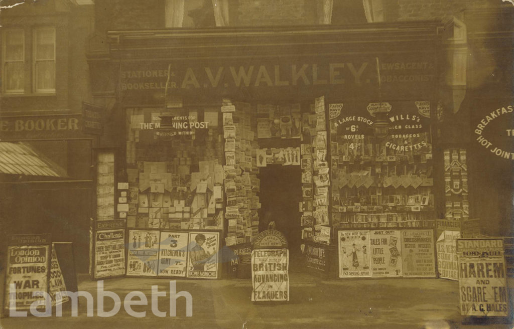 ALFRED WALKLEY, 27 ABBEVILLE ROAD, CLAPHAM PARK