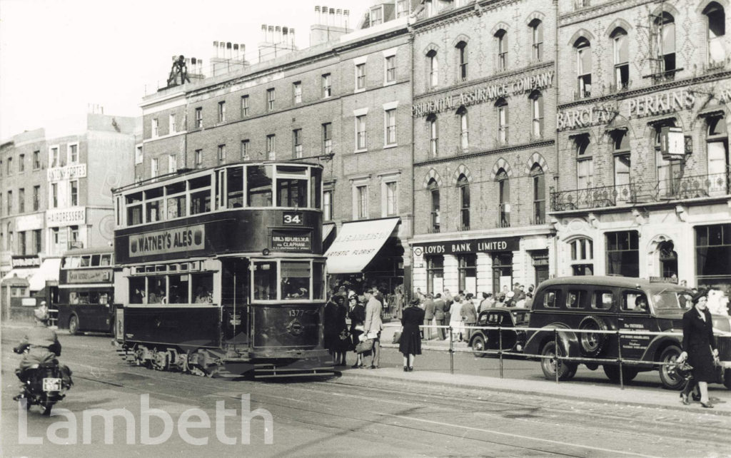 TRAM STOP, CLAPHAM COMMON SOUTH SIDE